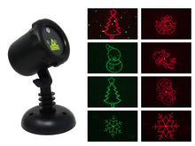 Load image into Gallery viewer, Red &amp; Green Christmas Collage™ Laser Projector