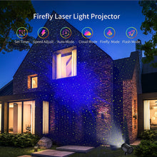 Load image into Gallery viewer, Moving Vivid Yellow Laser Firefly Star Lights with Aurora Effects Garden Decorative and Christmas Lights