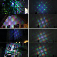 Load image into Gallery viewer, Classic: Motion Pattern 3 models in 1 Continuous 18 Patterns RGB Outdoor Laser Garden and Christmas Lights