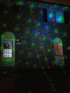 Classic: Motion 8 Patterns in 1 RGB Outdoor Garden Laser Christmas Lights
