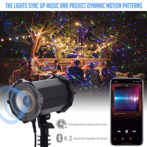 Moving 3D RGB™ - 48 Pattern Projector - Bluetooth Edition