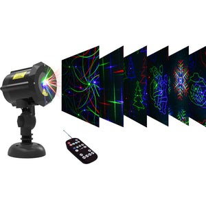 Classic: Motion Pattern 3 models in 1 Continuous 18 Patterns RGB Outdoor Laser Garden and Christmas Lights