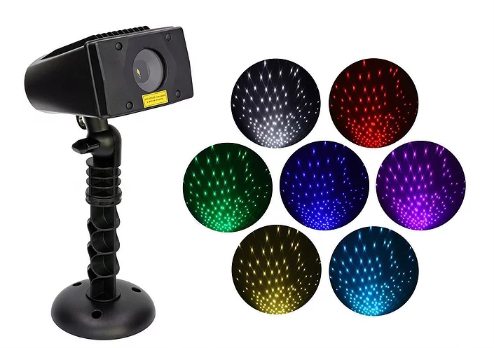 White laser online light projector