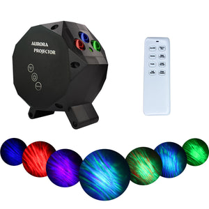 Star Aurora™ Laser Green and RGB LED Night Lights Decorative Projector with Bluetooth Speaker and Remote Control -Dark Gray