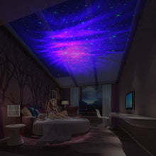Load image into Gallery viewer, Star Aurora™ Laser Green and RGB LED Night Lights Decorative Projector with Bluetooth Speaker and Remote Control-Silver